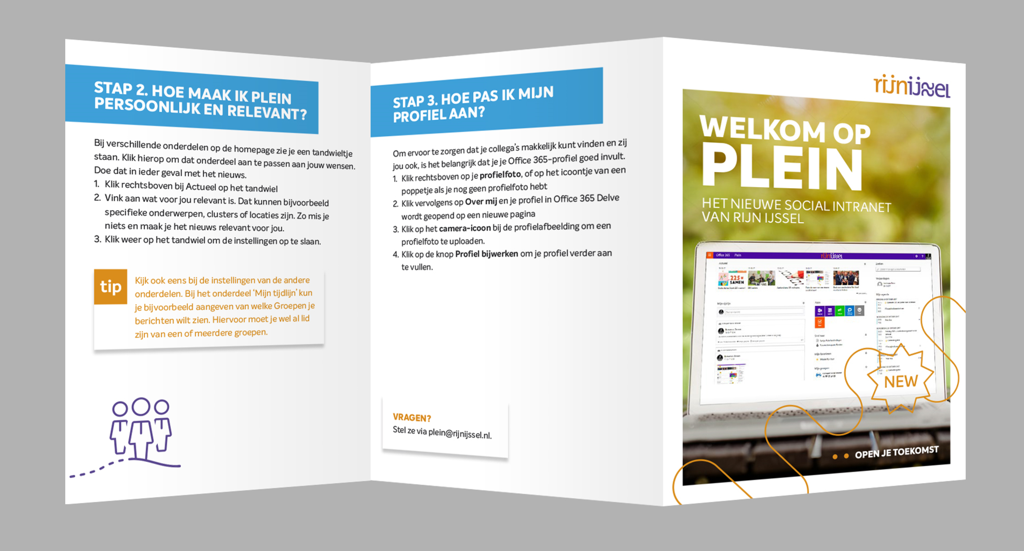 Example of manual social intranet