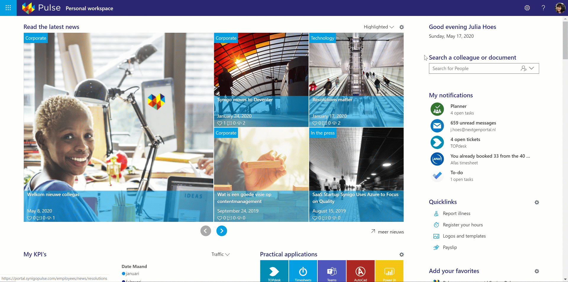 Let endusers customize their digital workplace
