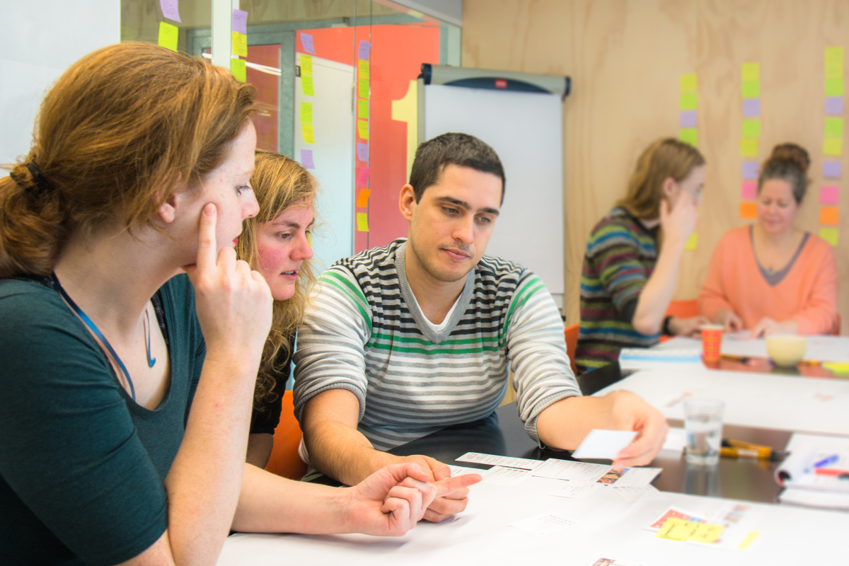 Stakeholder schuiven letterlijk met de widgets
