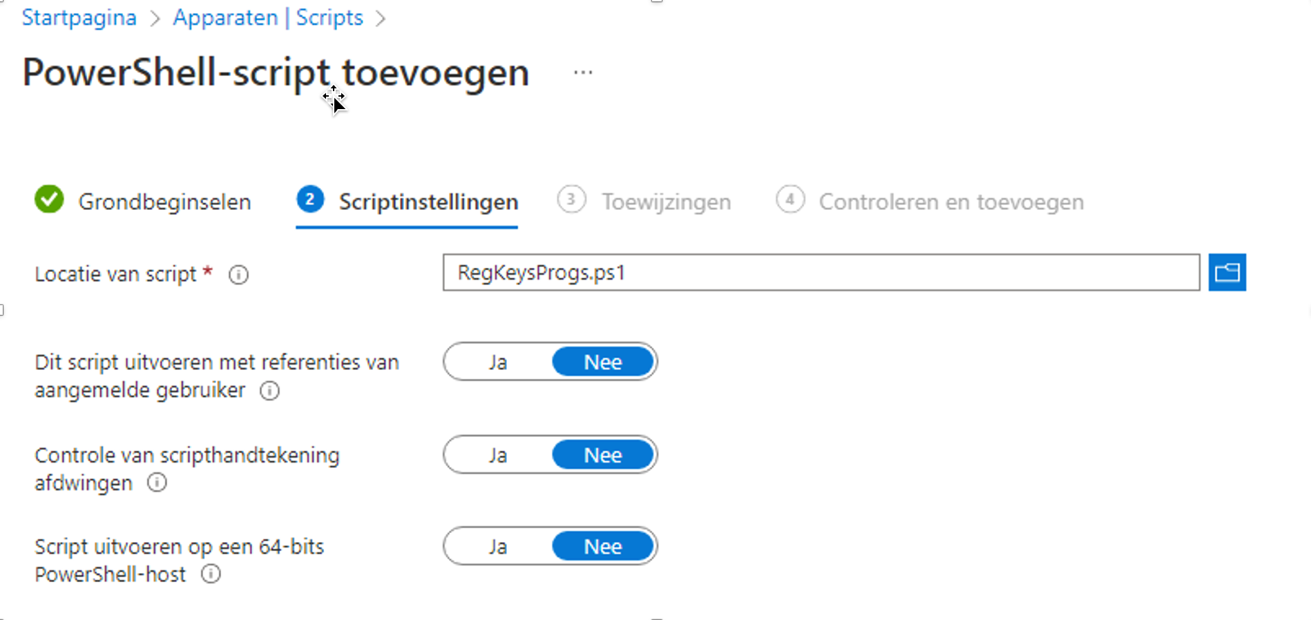 Powershell script